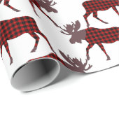 Buffalo Karo Moose Geschenkpapier (Rolleneckpunkt)