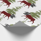 Buffalo Karo Moose Geschenkpapier (Ecke)