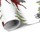 Buffalo Karo Moose Geschenkpapier (Rolleneckpunkt)