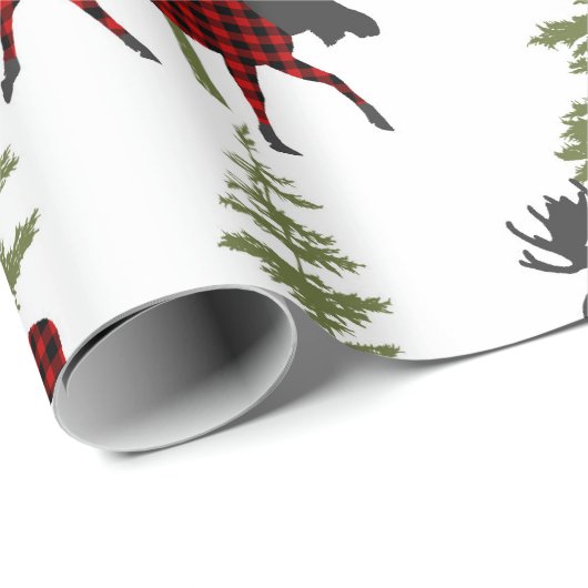 Buffalo Karo Moose Geschenkpapier (Rolleneckpunkt)