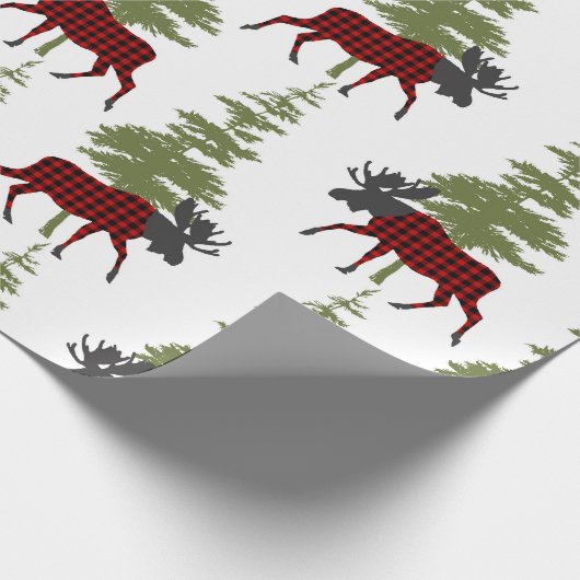 Buffalo Karo Moose Geschenkpapier (Ecke)