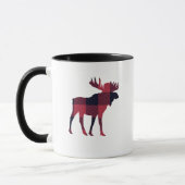 Buffalo Karo Moose Wilderness Cabin Tasse (Links)