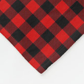 Buffalo Karo Muster Cosy Country Fleece Blankon (Ecke)