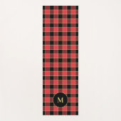 Buffalo Karo Muster Monogram Custom Colors SVG Yogamatte (Vorderseite)