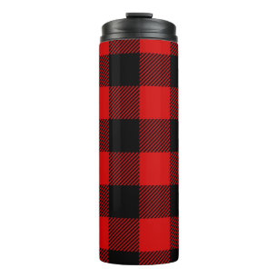 Buffalo-Karo-Muster Thermosbecher
