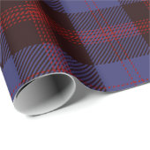 Buffalo-Karo navyblau rot Geschenkpapier (Rolleneckpunkt)