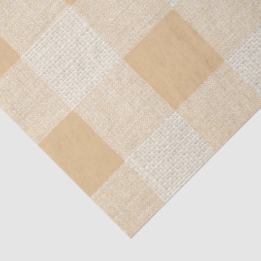 Buffalo Karo Nuetral Decoupage Seidenpapier (Ausschnitt)