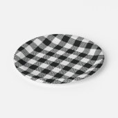 Buffalo Karo Pattern Holiday Pappteller (Schrägansicht)
