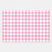 Buffalo Karo Pattern Set Holiday Geschenkpapier Set (Vorderseite)