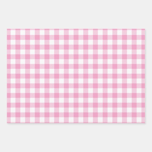 Buffalo Karo Pattern Set Holiday Geschenkpapier Set (Vorderseite)