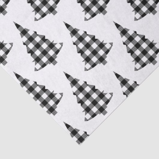 Buffalo Karo Pine Trees Rustikal Seidenpapier (Detail)