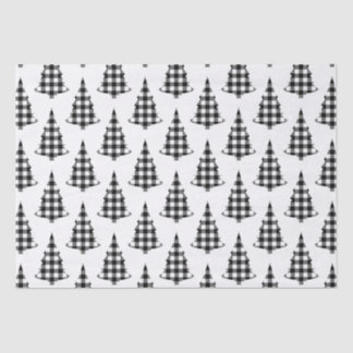 Buffalo Karo Pine Trees Rustikal Seidenpapier