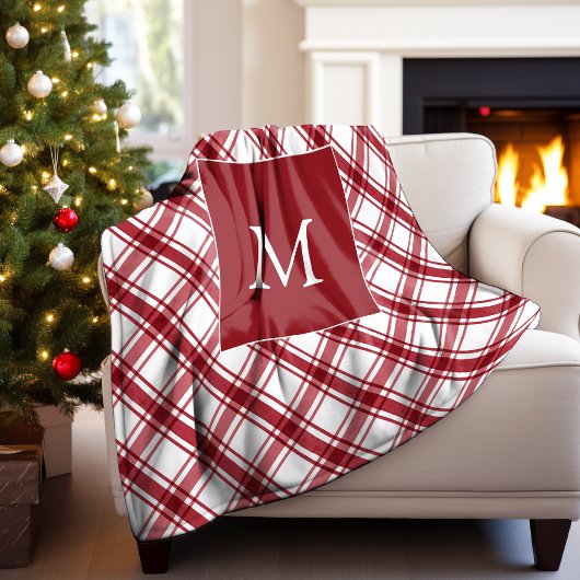 Buffalo Karo Red Blanket Fleecedecke