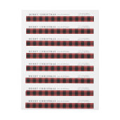 Buffalo Karo Rücksendeadressen-Aufkleber (Bogen)