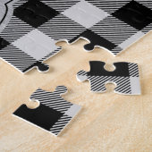 Buffalo Karo Rustikales Landhaus Puzzle (Seite)