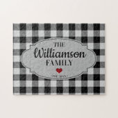 Buffalo Karo Rustikales Landhaus Puzzle (Horizontal)