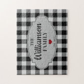 Buffalo Karo Rustikales Landhaus Puzzle (Vertikal)