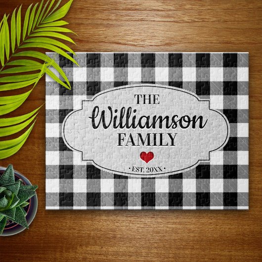 Buffalo Karo Rustikales Landhaus Puzzle