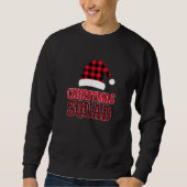 Buffalo-Karo-Santa-Hut-Squad Sweatshirt (Vorderseite)
