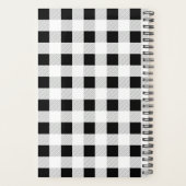 Buffalo Karo | Schwarz/Weiß Planer (Rückseite)