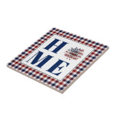 Buffalo Karo Sonnenblume "Zuhause" Fliese (Seite)