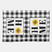 Buffalo Karo Sonnenblume "Zuhause" Geschirrtuch (Horizontal)