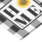 Buffalo Karo Sonnenblume "Zuhause" Kurzer Tischläufer (Ecke)