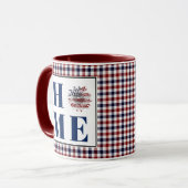 Buffalo Karo Sonnenblume "Zuhause" Tasse (Vorderseite Links)