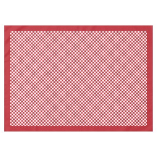 Buffalo Karo Tableclout Gemütlich Rotes Essen Tischdecke (Vorderseite (Horizontal))