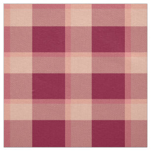 Buffalo-Karo trendy moderne Karos rot Stoff