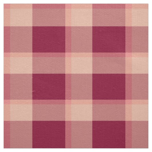 Buffalo-Karo trendy moderne Karos rot Stoff (Muster)
