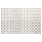 Buffalo Karo und Magnolias Cross Muster Greige Stoff (Fat Quarter (45,7 x 55,9 cm))