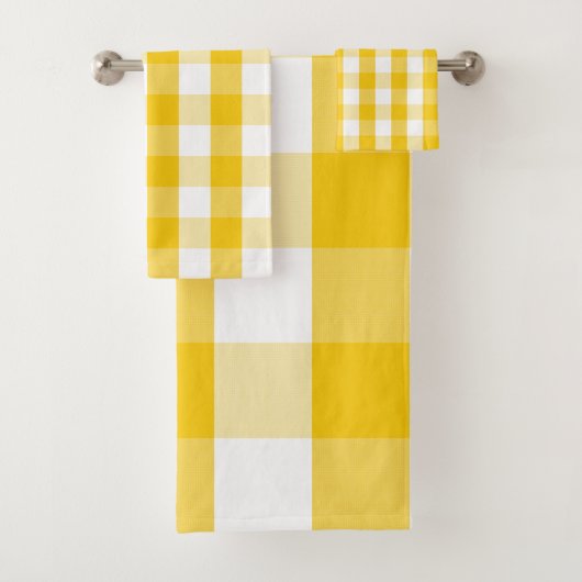 Buffalo Karo - Yellow Mustard Bath Handtuch Set (Insitu)