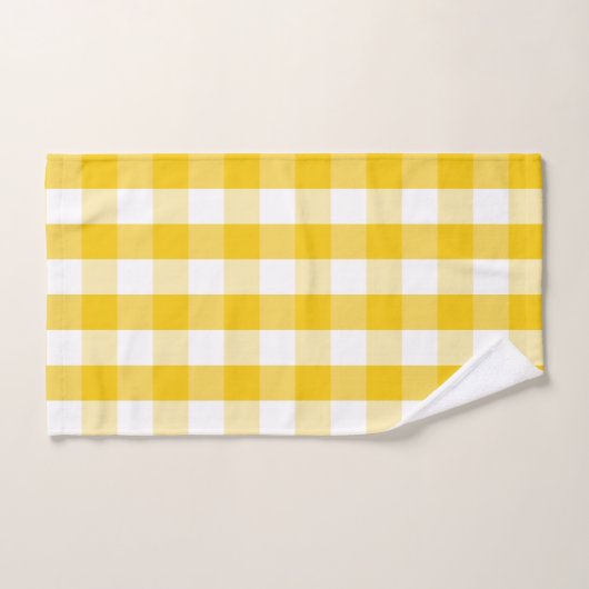 Buffalo Karo - Yellow Mustard Bath Handtuch Set (Handtuch)