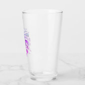 Buffalo Kopf mit indianischer Hitze Glas (Links)