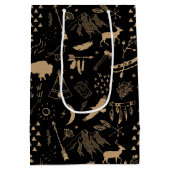 Buffalo Kraft Paper Joy & Peace ID599 Mittlere Geschenktüte (Rückseite)