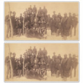 Buffalo-Krieger: Amerikanische Kampferei Aufkleber (Vorderseite)