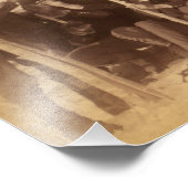 Buffalo-Krieger: Amerikanische Kampferei Fotodruck (Ecke)