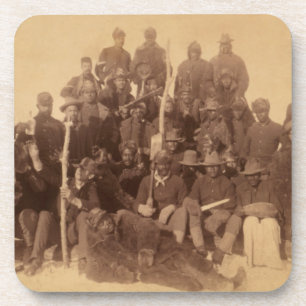 Buffalo-Krieger: Amerikanische Kampferei Getränkeuntersetzer