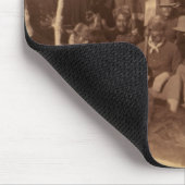 Buffalo-Krieger: Amerikanische Kampferei Mousepad (Ecke)