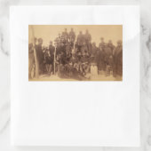 Buffalo-Krieger: Amerikanische Kampferei Rechteckiger Aufkleber (Tasche)