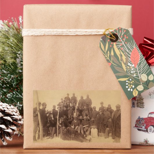 Buffalo-Krieger: Amerikanische Kampferei Rechteckiger Aufkleber (Feiertag)