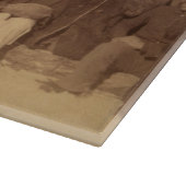 Buffalo-Krieger: Amerikanische Kampferei Schneidebrett (Ecke)