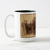 Buffalo-Krieger: Amerikanische Kampferei Zweifarbige Tasse (Links)