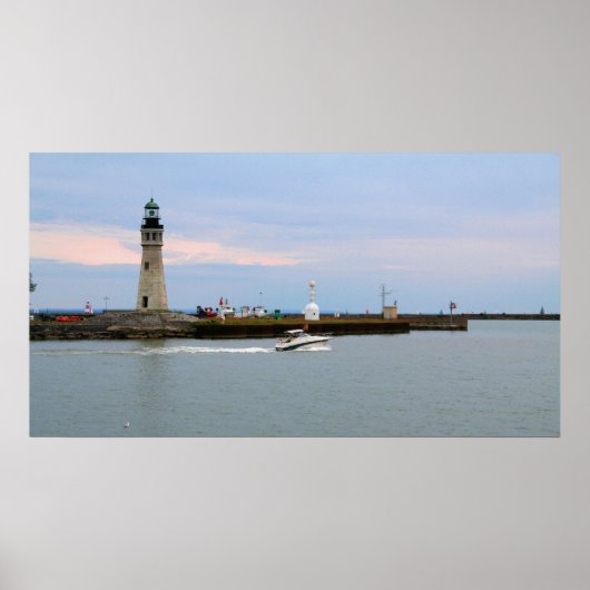 Buffalo Lake Erie Lighthouse Poster (Vorne)