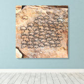 Buffalo Leinwanddruck (Insitu (Holzboden))