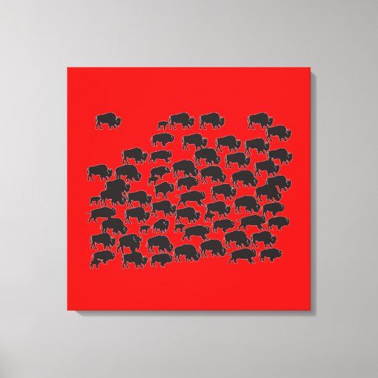 Buffalo Leinwanddruck (Vorderseite)