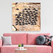 Buffalo Leinwanddruck (Insitu (Wohnzimmer))