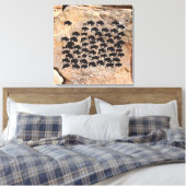 Buffalo Leinwanddruck (Insitu (Schlafzimmer))