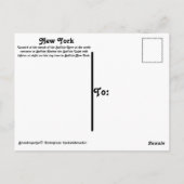 Büffalo-Leuchtturm Postkarte (Rückseite)